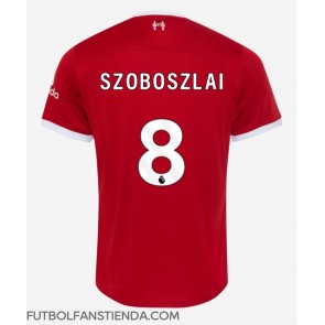 Liverpool Szoboszlai Dominik #8 Primera Equipación 2023-24 Manga Corta
